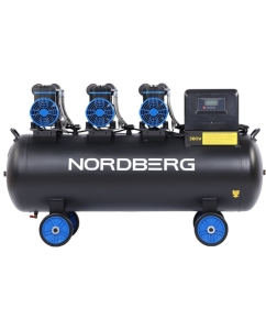 Купить Компрессор безмасляный NORDBERG 380В, ресивер 160л, 750л/мин NCEO160/750  в E-mobi