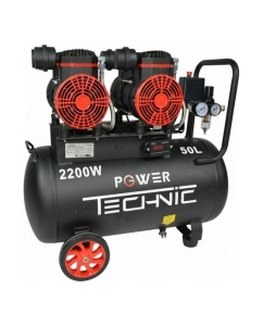 Купить Поршневой малошумный безмасляный компрессор POWER TECHNIC с фильтром влагоотделителем ACL480/050  в E-mobi