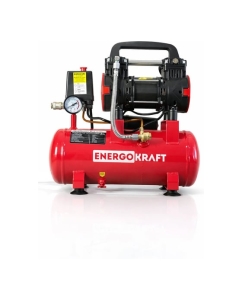 Купить Компрессор ENERGOKRAFT 10 л/ресивер 1500 Вт 240 л/мин AIRMAX 10/240 Kit-4 8 атм безмасляный 00-00003043 в E-mobi