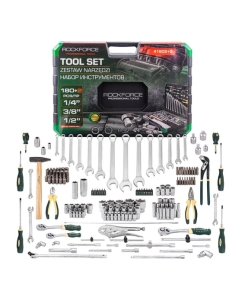 Купить Набор инструментов Rockforce 180 + 2 предмета 1/4, 3/8, 1/2 RF-41802+2(63204) в E-mobi