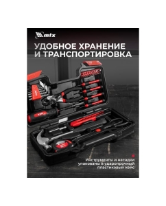 Купить Набор инструментов MTX пластиковый кейс, 39 предметов 13423  в E-mobi
