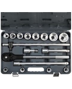 Купить Набор торцевых головок GARWIN 3/4", 6 гр., 19-50 мм, 17 пр. 643550  в E-mobi
