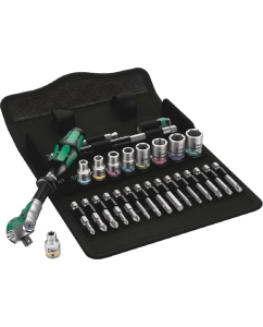 Купить Набор инструмента WERA 8100 SA 9 Zyklop Speed трещотка 1/4, биты, головки, дюймовый, 28 пр. WE-004019 в E-mobi