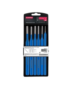 Купить Набор выколоток Smartbuy 6 шт., 1.5, 3, 4, 5, 6, 8x150 мм, 48-52 HRC, 40Х, Tools SBT-SPT-1p1  в E-mobi
