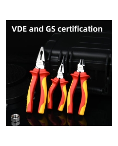 Купить Набор плоскогубцев диэлектрических DELI DL512003T сталь Cr-V, сертификат VDE до 1000 В 209672  в E-mobi