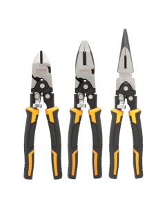 Купить Набор Dewalt: плоскогубцы DWHT70228 + длинногубцы DWHT70230 + кусачки DWHT70229, DWHT0-70485 в E-mobi