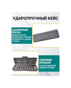 Купить Набор торцевых головок BestRoom с воротком (110-423)  в E-mobi