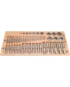 Купить Набор метчиков и плашек VOLKEL UNC 1/4 -1,1/2 HSS-G 62пр 48054 V48054  в E-mobi