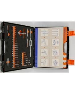 Купить Набор ручных метчиков и плашек GSR A&amp;S 45 шт M3-M12 HSSG S504AS110  в E-mobi