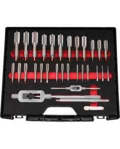 Купить Набор метчиков и плашек MASTER-TOOL 46пр UNC 1/4 -1.0 HSS-G 1014901010005  в E-mobi