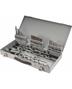 Купить Набор метчиков и плашек MASTER-TOOL HSS-G M3 -M12 45пр 1017501010002 в E-mobi