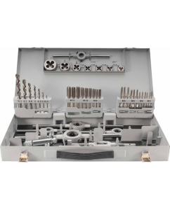 Купить Набор метчиков и плашек MASTER-TOOL HSS-G M3 -M12 45пр 1017501010002  в E-mobi