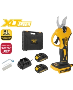 Купить Секатор аккумуляторный MOLOT MCBS 1826 XLT Lite SET 2, 2318187, ЦИ-0000346800  в E-mobi