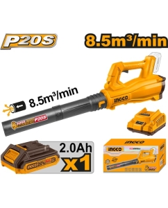 Купить Воздуходувка INGCO, акк. 2Ач, P20S (20В), CABLI203235  в E-mobi