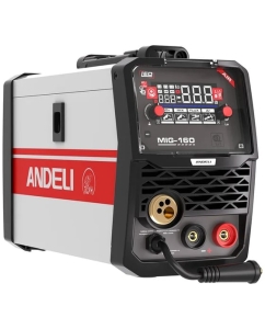 Купить Инвертор сварочный полуавтоматический ANDELI MIG-160 AIR режимы MIG/LIFT TIG/MMA артикул ADL20-215 в E-mobi