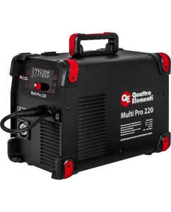 Купить Аппарат полуавтомат. сварки, инвертор Multi Pro 220 (220A, 3 вида сварки MIG/TIG/MMA, кат. 5кг, дисплей) QUATTRO ELEMENTI 920-803 в E-mobi