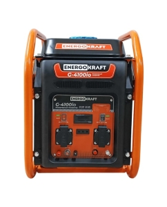 Купить Генератор инверторный ENERGOKRAFT G-4100io (3,0/3,5кВт 220Вт, бак 5,0л, ручной запуск) открытый 00-00002435  в E-mobi