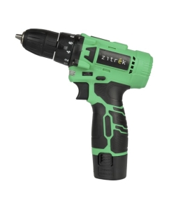 Купить Дрель-шуруповерт аккумуляторная Zitrek Green 12-Li Plus, 12В, 2x2.0Ач 083-1114  в E-mobi