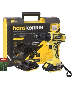 Купить Аккумуляторный шуруповерт Hanskonner HCD1855R в E-mobi