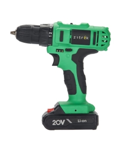 Купить Аккумуляторная дрель-шуруповерт Zitrek Green 20-Li Plus, 20В, 2x2.0 Ач 083-1115  в E-mobi