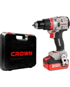 Купить Дрель-шуруповерт ударная аккумуляторная Crown BL CT21127HMX-4 BMC в E-mobi