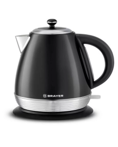 Купить Чайник электрический Brayer BR1006 1.7 л черный, серебристый в E-mobi