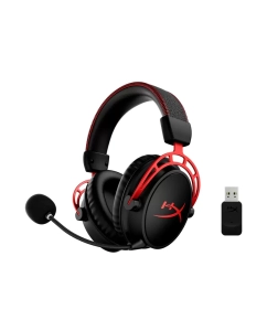Купить Игровые наушники HyperX Cloud Alpha Wireless красный, черный (4P5D4AA) в E-mobi