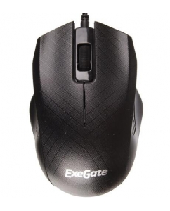 Купить Мышь проводная ExeGate SH-9027 черный [EX264100RUS] в E-mobi