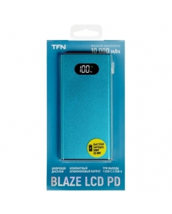 Купить Портативный аккумулятор TFN Blaze TFN-PB-268 голубой в E-mobi