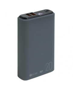 Купить Портативный аккумулятор Olmio QS-20 серый в E-mobi