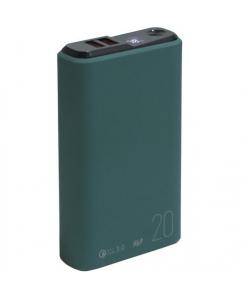 Портативный аккумулятор Olmio QS-20 зеленый | emobi