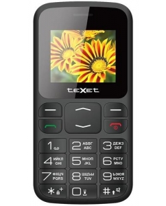 Купить Сотовый телефон teXet TM-B208 черный в E-mobi