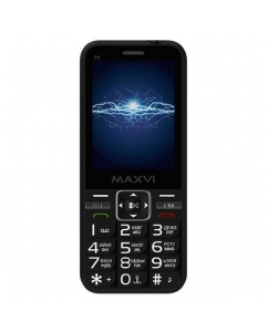 Купить Сотовый телефон Maxvi P3 черный в E-mobi
