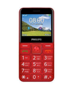 Сотовый телефон Philips Xenium E207 красный | emobi