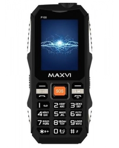 Купить Сотовый телефон Maxvi P100 черный в E-mobi