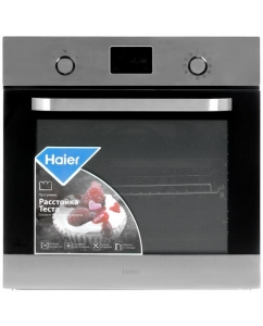 Электрический духовой шкаф Haier HOX-P11HFX серебристый | emobi