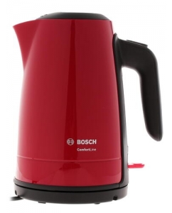 Купить Электрочайник Bosch TWK 6A014 красный в E-mobi