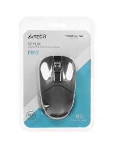 Мышь беспроводная A4Tech Fstyler FB12 черный | emobi