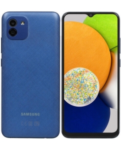 6.5" Смартфон Samsung Galaxy A03 32 ГБ синий | emobi