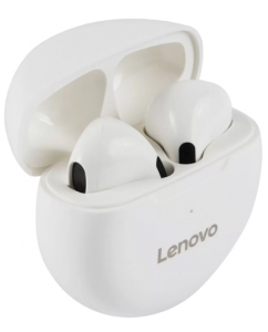 Купить Наушники TWS Lenovo HT38 белый в E-mobi