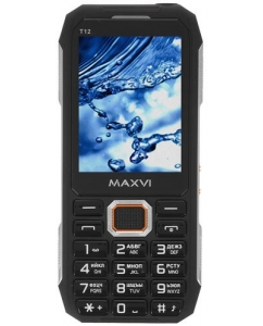 Купить Сотовый телефон Maxvi T12 черный в E-mobi