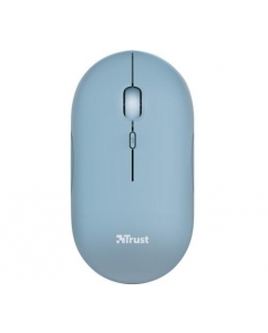Мышь беспроводная Trust Puck Rechargeable Bluetooth Wireless Mouse голубой [24126] | emobi