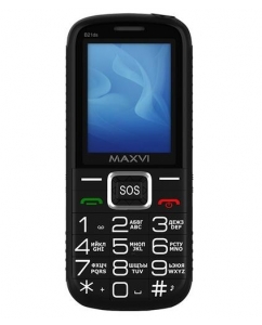 Сотовый телефон Maxvi B21ds черный | emobi