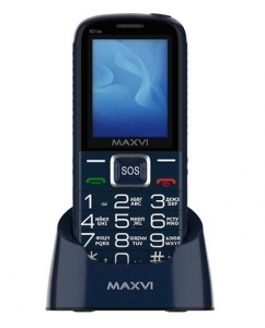 Купить Сотовый телефон Maxvi B100ds синий в E-mobi