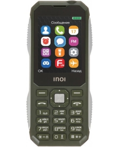Купить Сотовый телефон INOI 244Z зеленый в E-mobi