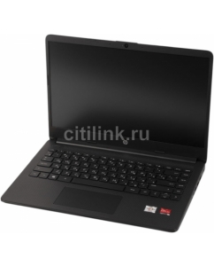 Ноутбук HP 14s-fq0023ur, 2X0J3EA,  черный | emobi