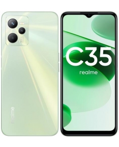 6.6" Смартфон realme C35 64 ГБ зеленый | emobi