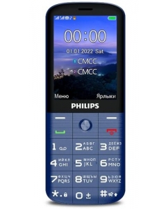Купить Сотовый телефон Philips Xenium E227 голубой в E-mobi