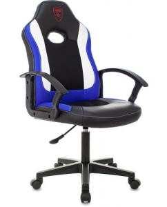 Кресло игровое Zombie 11LT белый, синий | emobi