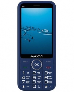Купить Сотовый телефон Maxvi B35 синий в E-mobi